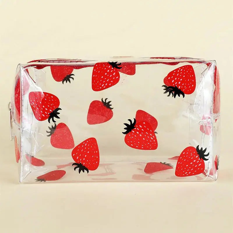 Big Waterproof Transparent Pencil Case | Kawaii Stationery | Go Clear Bag