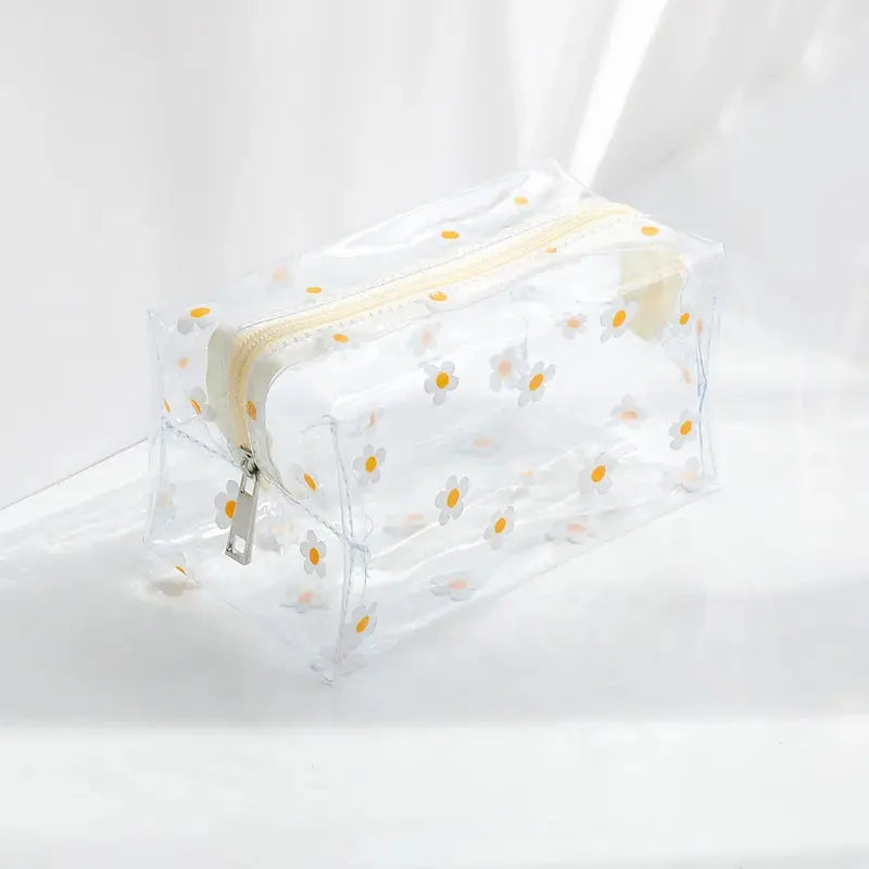 Big Waterproof Transparent Pencil Case | Kawaii Stationery | Go Clear Bag