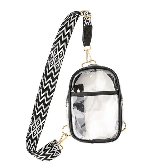 Unisex Clear Chest Fanny Bag | Go Clear Bag