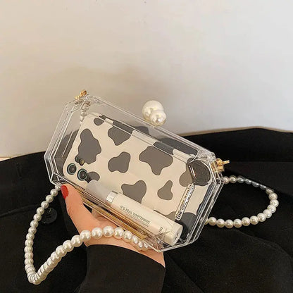 Fashion Clear Acrylic Box Clutch | Go Clear Bag