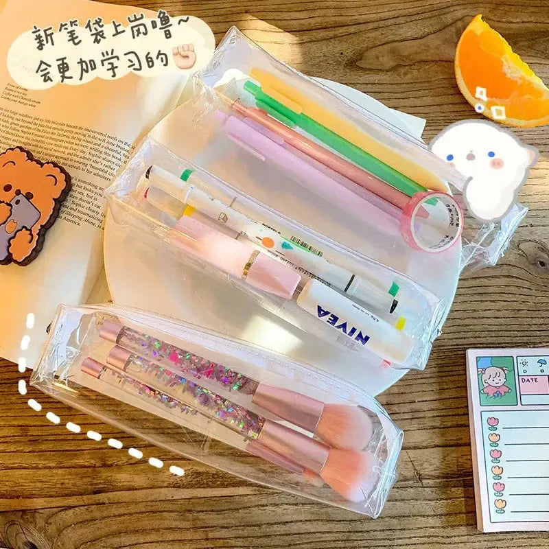 Transparent Stationery Bag | Exam Special Pencil Case | Go Clear Bag