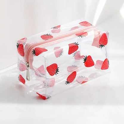 Big Waterproof Transparent Pencil Case | Kawaii Stationery | Go Clear Bag