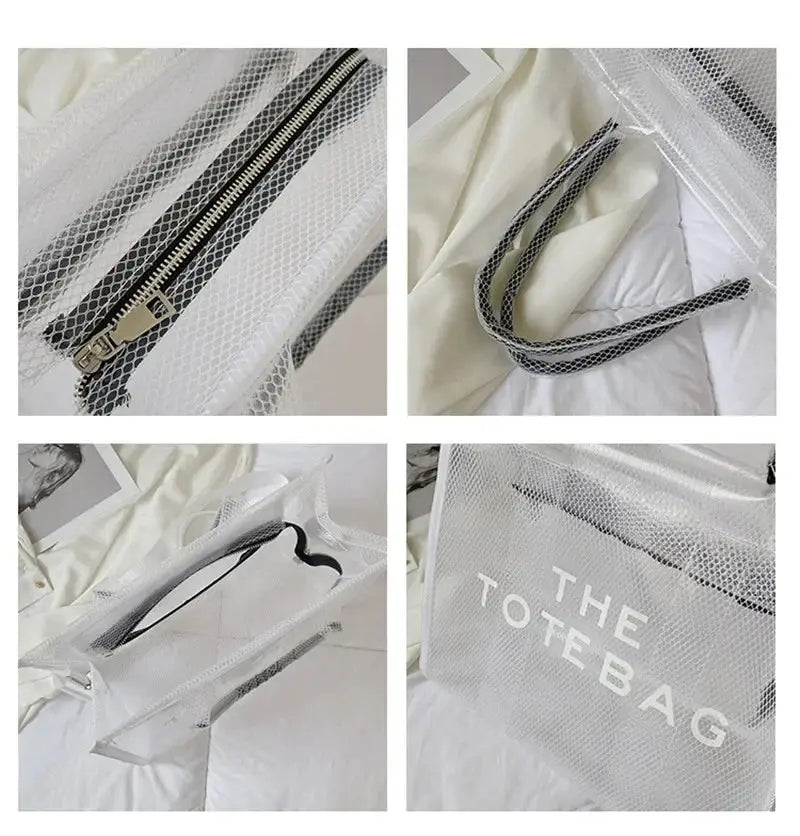 Luxury Designer Clear Tote Bag | Go Clear Bag