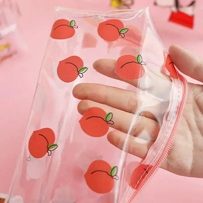 Big Waterproof Transparent Pencil Case | Kawaii Stationery | Go Clear Bag