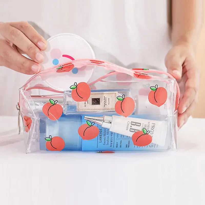 Big Waterproof Transparent Pencil Case | Kawaii Stationery | Go Clear Bag