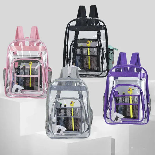 Women's Clear Backpack - Stylish & High Capacity | Go Clear Bag