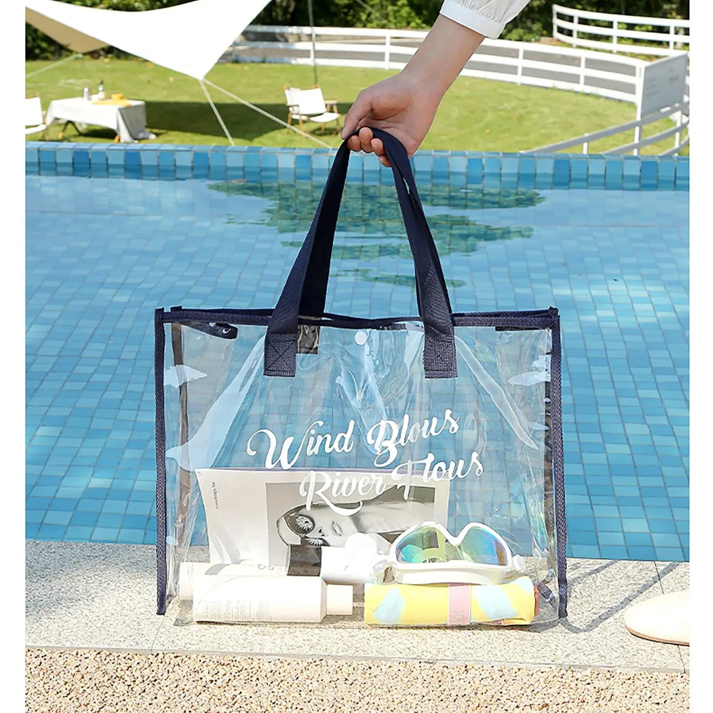 Multifunctional Transparent Tote Bag | Go Clear Bag