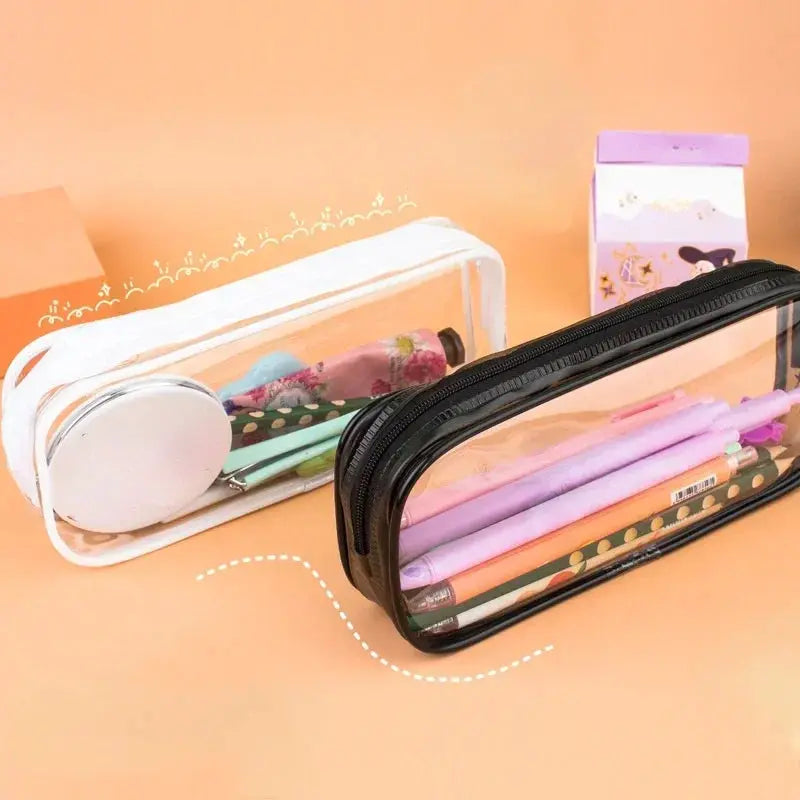 Transparent Waterproof Cosmetic & Pencil Case – Travel Ready | Go Clear Bag